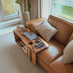 Rustic Live Edge Side Table For Warm Home Interior