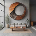 Rustic Live Edge Wall Art Sculpture For Entryway Design Space