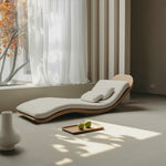 Rustic Wooden Daybed For Patio Furniture And Outdoor Garden Decor