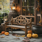 Farmhouse Halloween Patio Chair For Rustic Halloween Porch Decor