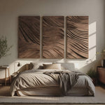Modern Rectangle Solid Wood Wall Art For Bedroom