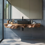 Farmhouse Solid Wood Vanity For Classic Bathroom