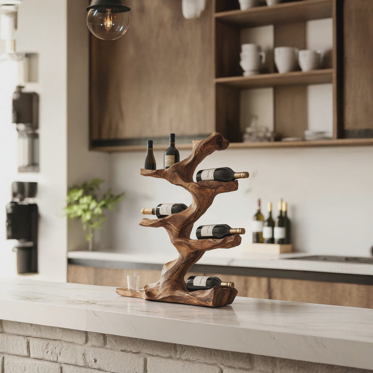 Rustic Wine Holder For Furniture Display Shelf Ideas
