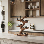 Rustic Wine Holder For Furniture Display Shelf Ideas