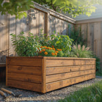 Stylish Solid Wood Planter Box For Garden Use