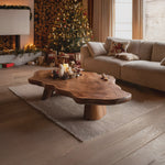 Mid Century Rustic Live Edge Coffee Table For Holiday Furniture