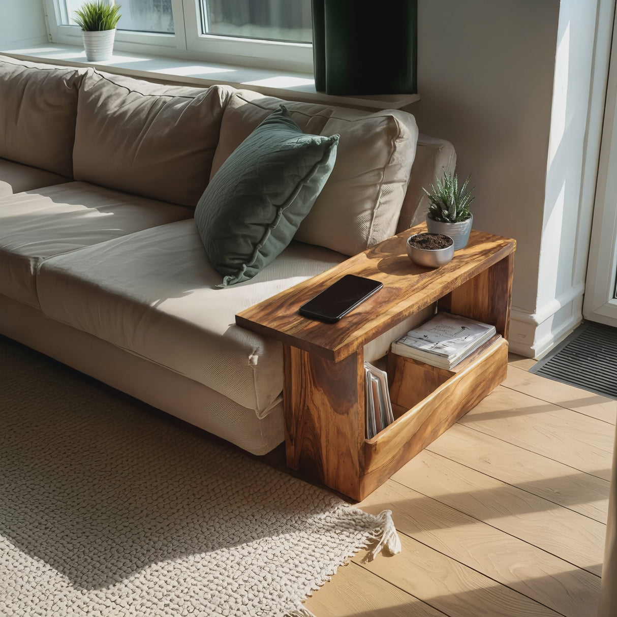 Mid Century Modern Side Table For Living Room Design