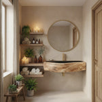 Modern Solid Wood Vanity Sink For Bathroom Decor And Furniture