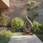 Handcrafted Abstract Sculpture For Outdoor Wall Design