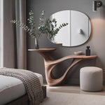 Mid Century Solid Wood Vanity For Furniture Decor Space