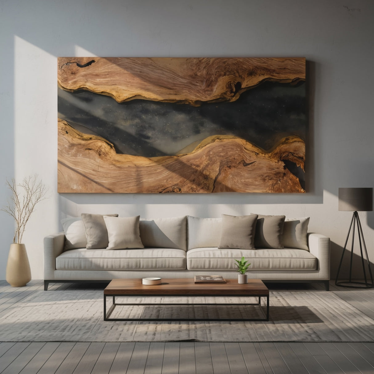 Handcrafted Solid Wood Wall Art For Bedroom Decor