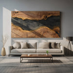 Handcrafted Solid Wood Wall Art For Bedroom Decor