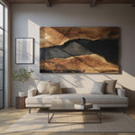 Farmhouse Solid Wood Wall Sculpture For Living Room