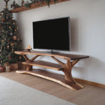 Modern Solid Wood TV Console For Festive Christmas Furniture