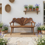 Solid Wood Live Edge Bench For Entryway And Living Area
