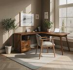 Minimal L Shaped Desk For Home Workspace