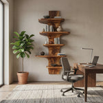 Modern Wooden Floating Bookshelf For Minimalist Home Decor