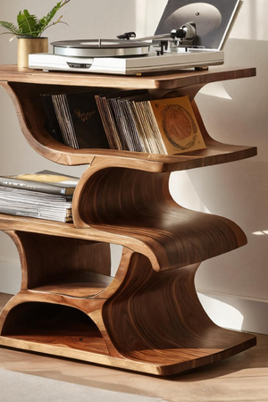 Mid Century Record Table For Stylish Furniture Decor