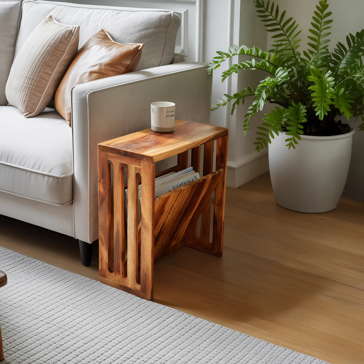 Modern Wooden Side Table For Living Room Furniture