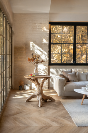 Farmhouse Wooden End Table For Furniture Decor Practical And Stylish