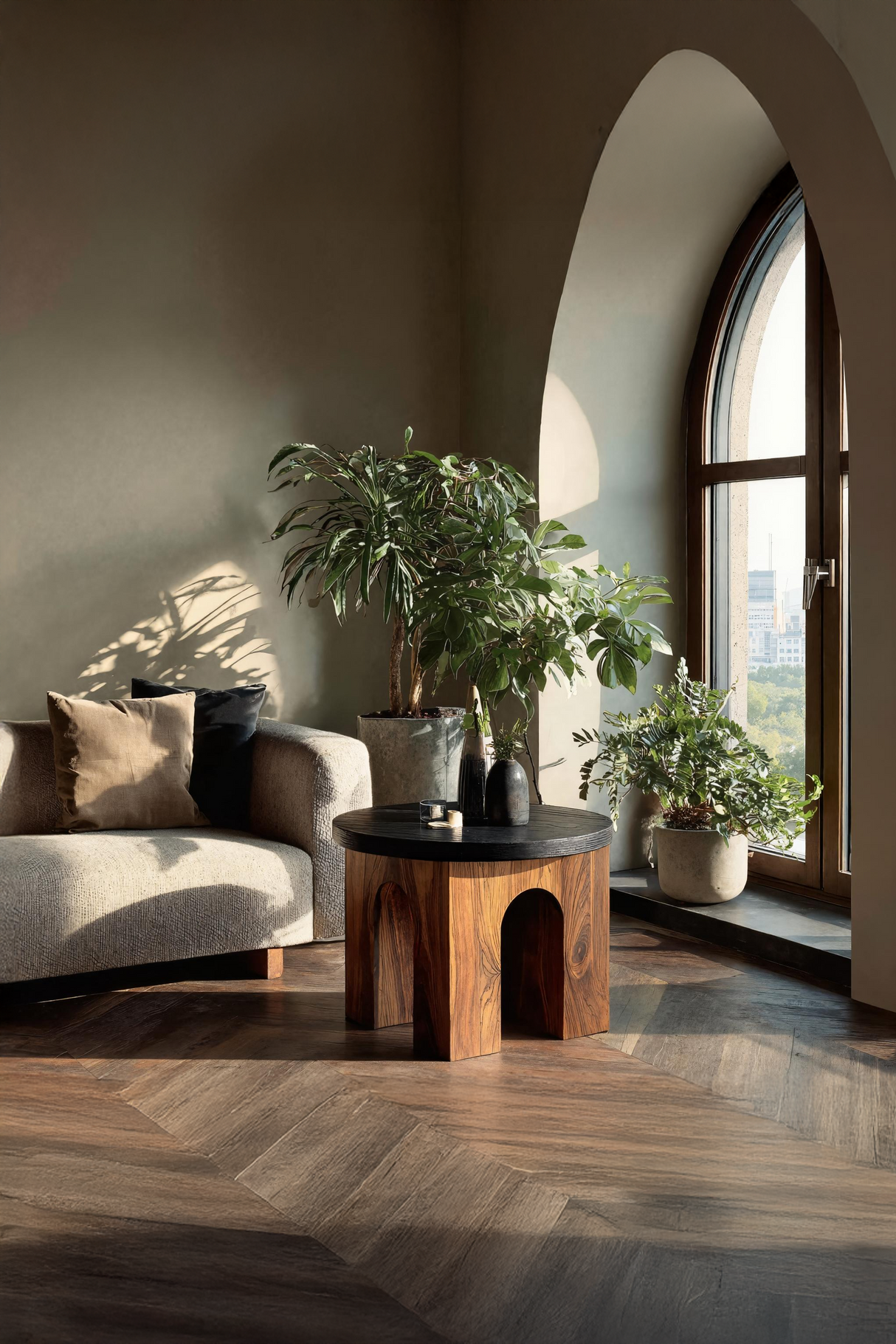 Modern Live Edge Side Table For Contemporary Home Style