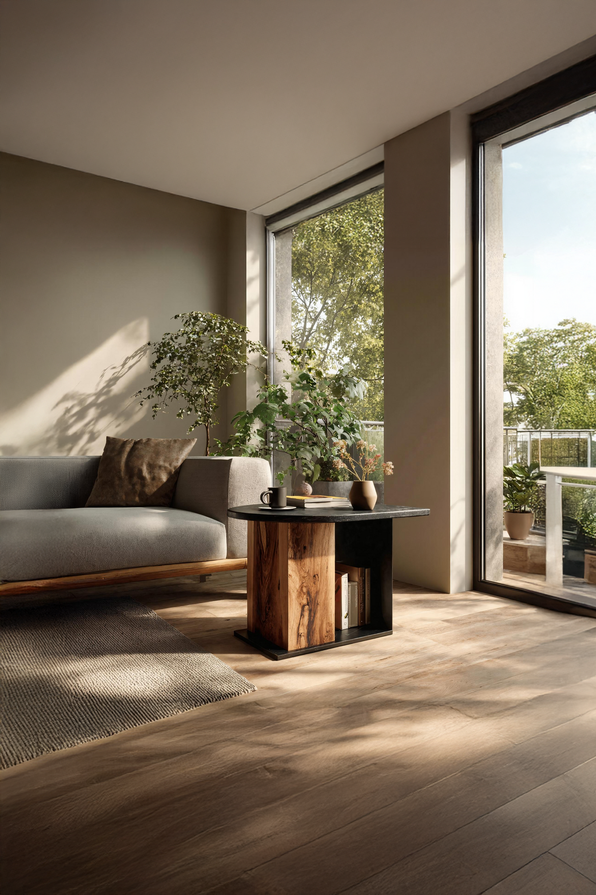 Modern Wooden Side Table For Interior Decoration Ideas