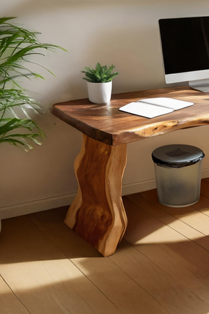 Modern Solid Wood Desk For Bedroom Work And Study Space
