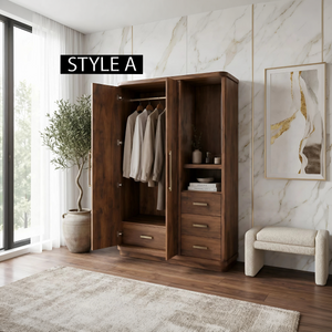 Modern Artistic Form Armoire For Open Lounge Bedroom