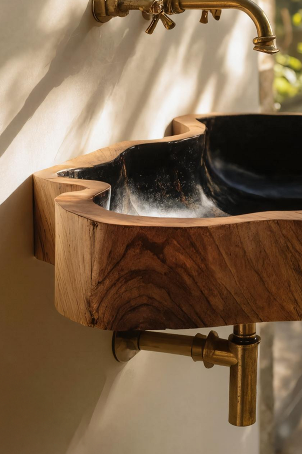 Modern Solid Wood Vanity Sink For High End Bathroom Furniture