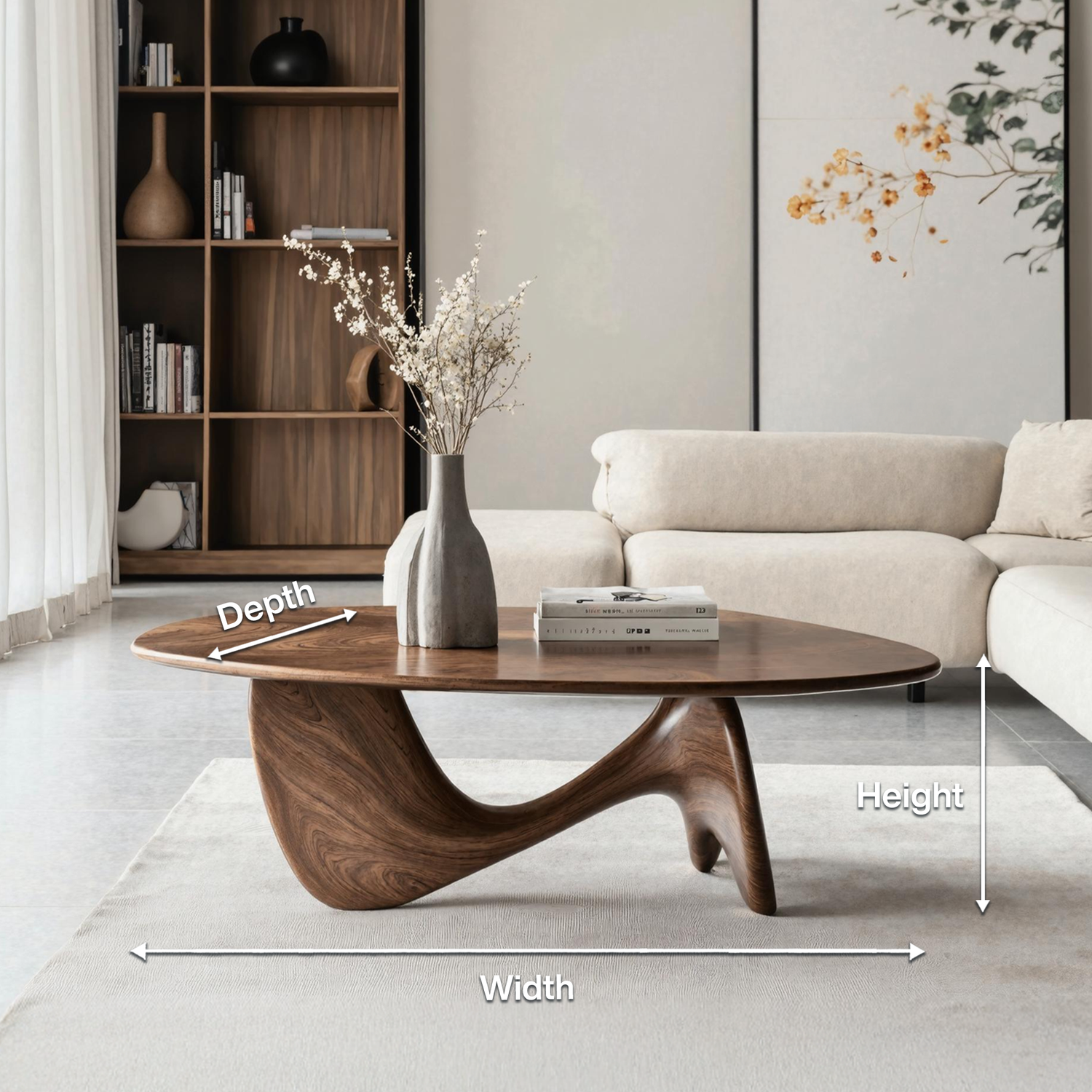 Mid Century Wood Table For Functional Room Decor