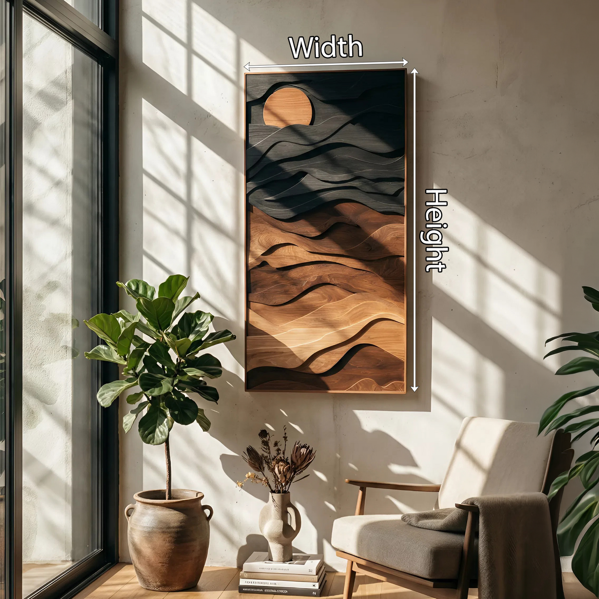 Minimalist Organic Wall Art For Lounge And Living Display