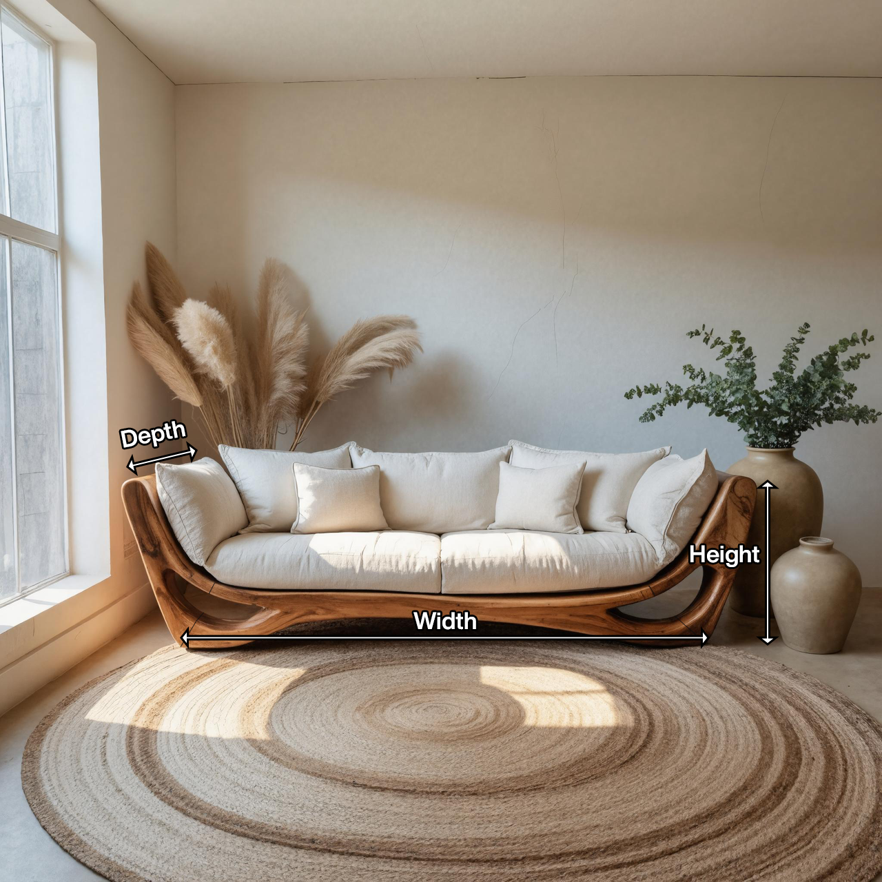 Modern Frame Sofa For Living Room Or Lounge
