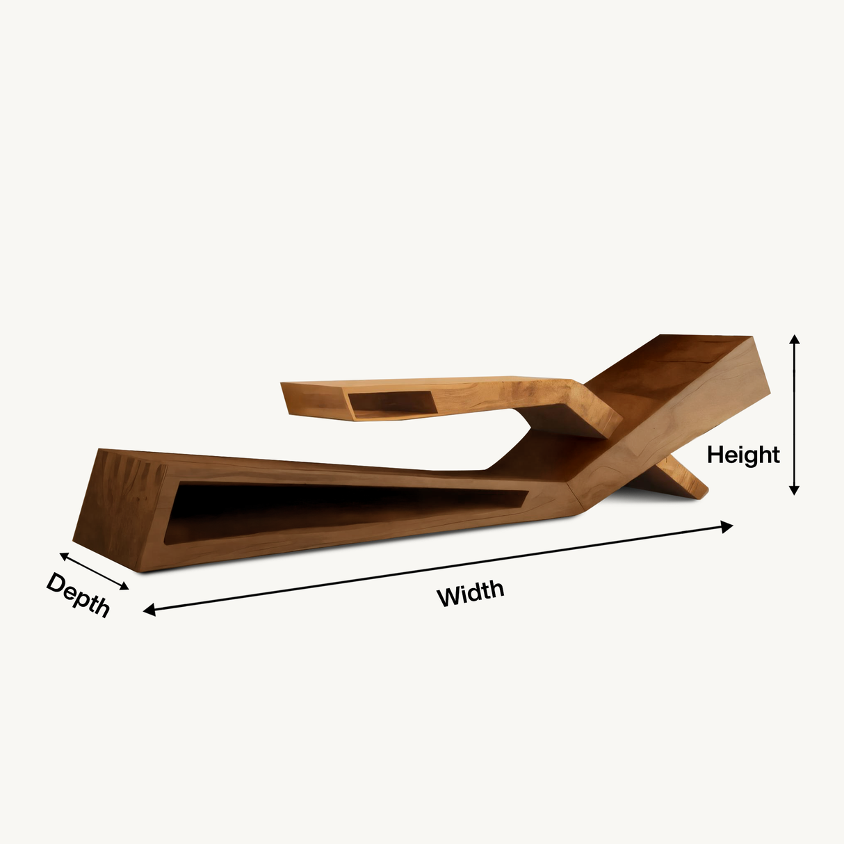 Contemporary Artistic TV Stand Modern Living Room Display