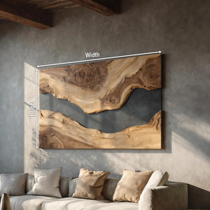 Modern Wooden Wall Art Sculpture For Bedroom Design