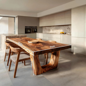 Minimalist Dining Table With Sleek Look For Dining Room