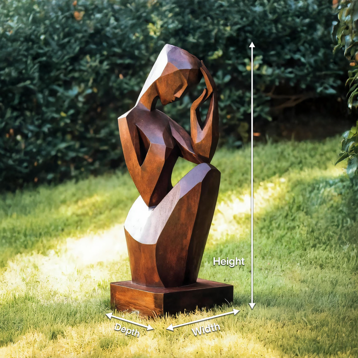 Handcrafted 3D Wood Art For Outdoor Nature Theme Setting