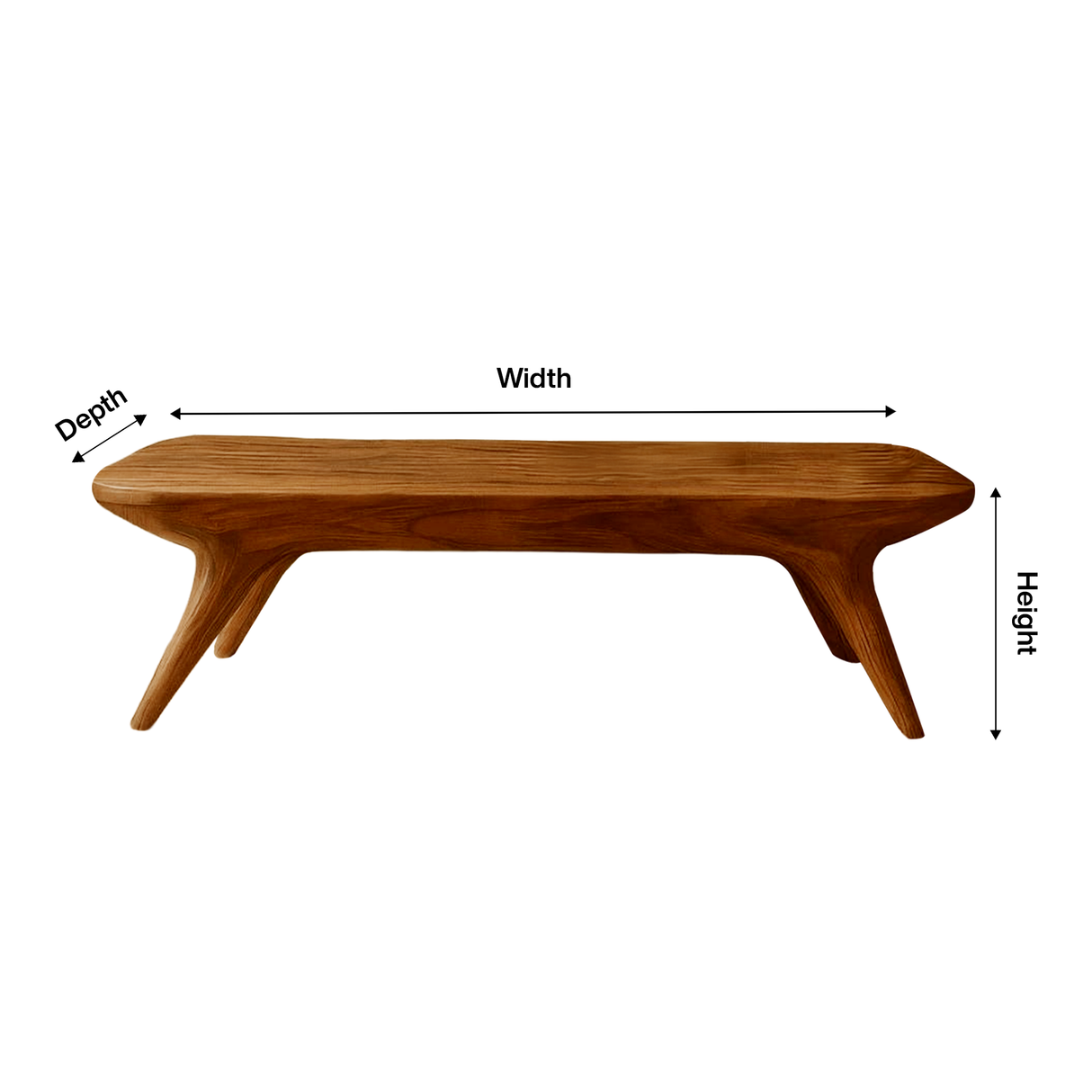 Modern Minimalist Entryway Bench For Hallway Or Bedroom Seating