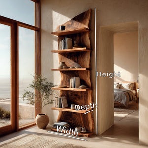 Modern Wooden Standing Shelf For Home Decor