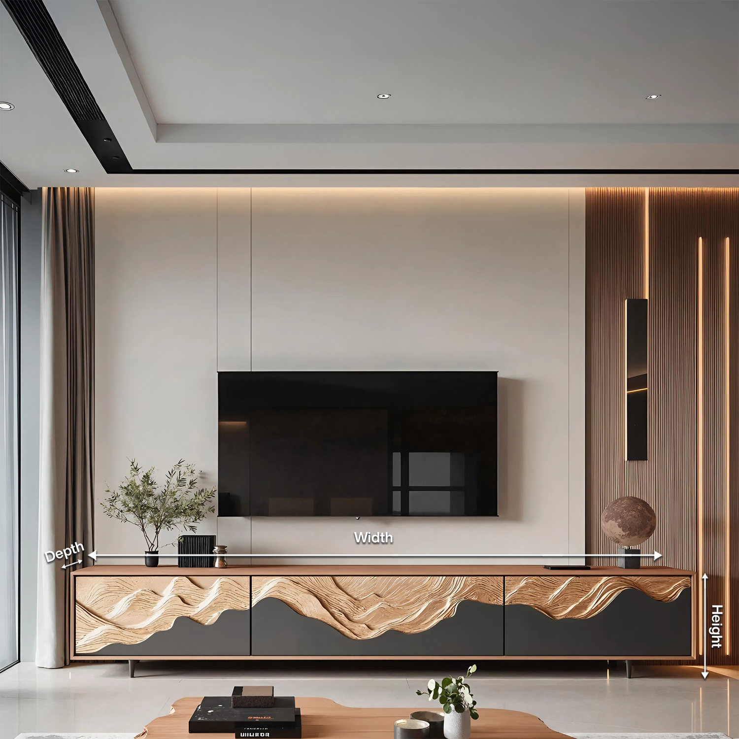 Mid Century TV Console For Furniture Styling