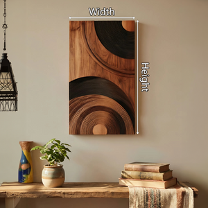 Contemporary Sculptural Wall Art Panel For Hallway Decor