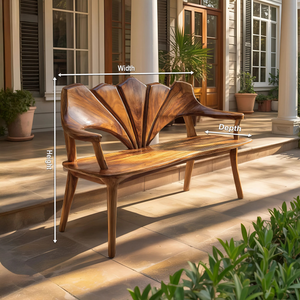 Solid Wood Live Edge Bench For Entryway And Living Area