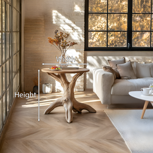 Farmhouse Wooden End Table For Furniture Decor Practical And Stylish