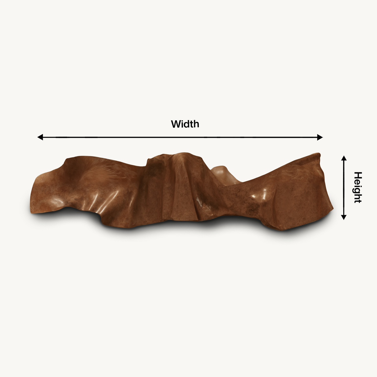 Organic Modern Wall Sculpture Abstract Carved Art Panel For Living Room And Reception