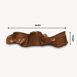 Organic Modern Wall Sculpture Abstract Carved Art Panel For Living Room And Reception