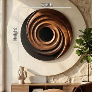 Modern Flowing Wall Sculpture For Living Room Display