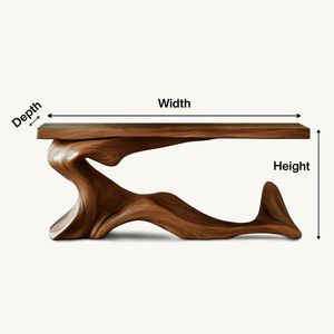 Rustic Live Edge Desk Entryway Design