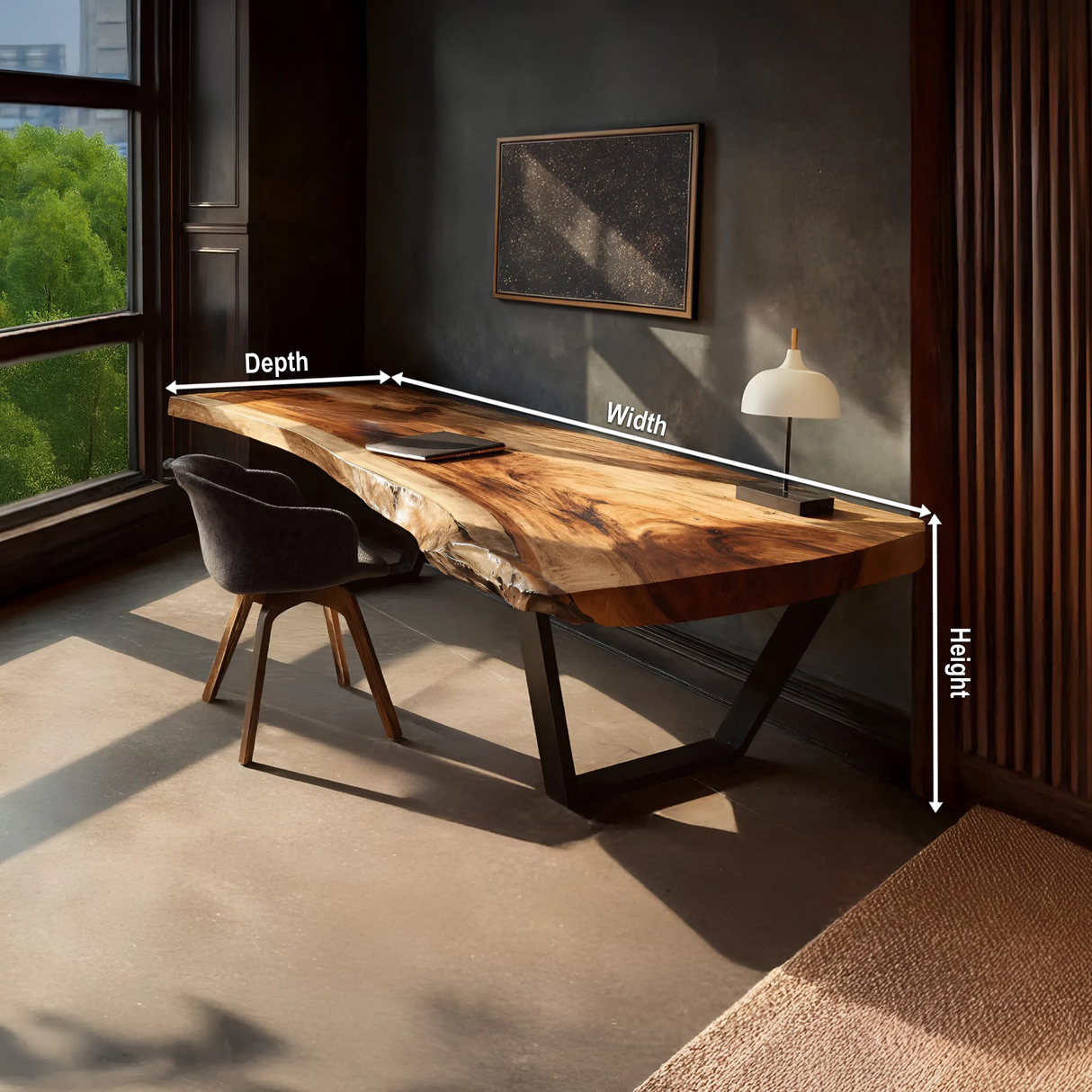 Modern Solid Wood Desk For Bedroom Furniture