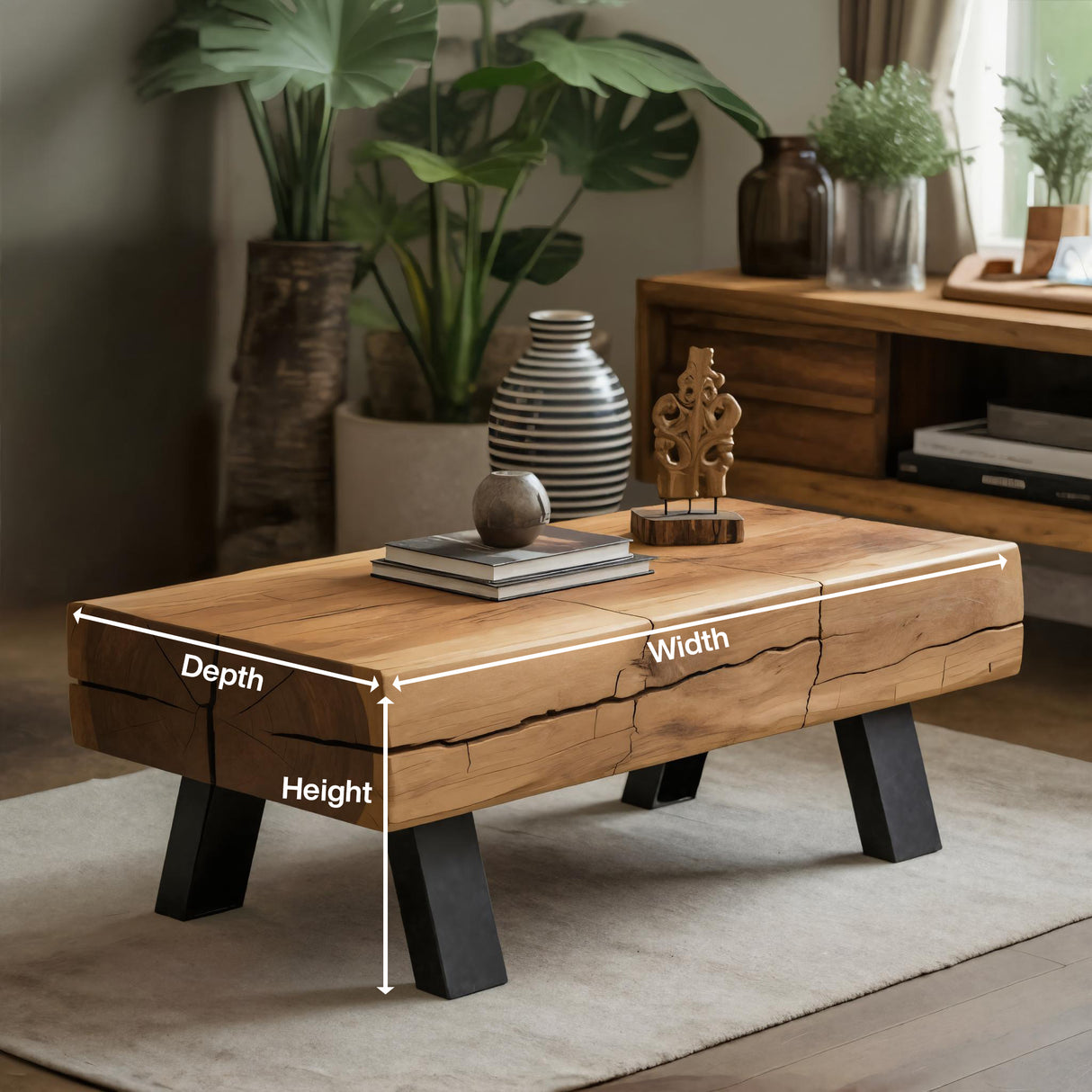 Sculptural Wall Art With Flowing Wave Design For Living Room