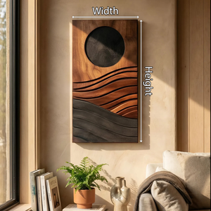 Mid Century Abstract Wall Decor For Living And Entry Accent