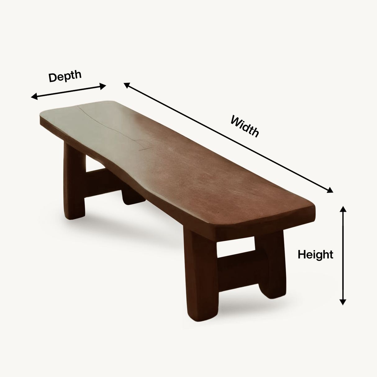 Minimalist End Of Bed Bench For Bedroom Entryway